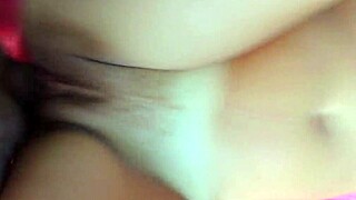 🍑 tanned milf's juicy ass takes outdoor doggystyle creampie closeup