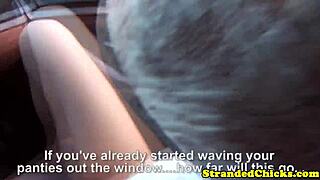 barely legal russian hitchhiker freckles beg for pov doggystyle pounding!