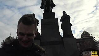 Hey cuckold, see your girlfriend squirt hard from that rich bastard's dick!