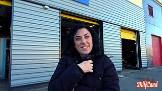 Sabrina hot milf knows how to handle two big cocks 🔥🍆💦 mmf anal threesome