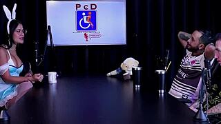 uhh tifany rocha's hottest lingerie casting moments peek through sheer red