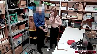 Officer Dominates Shaved 18-19yo Small Tits in Lingerie Reality Bang