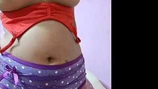 oh god very cute indian teen sarika in kitchen stockings dying to suck stepbro's cock