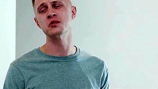 Stepson begs natasha nice to suck her huge natural tits now!