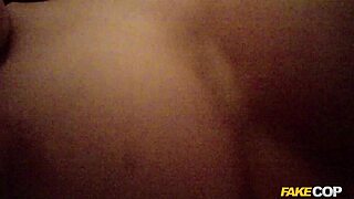 Cop Pounds Cam Girl's Pussy by Her Christmas Tree