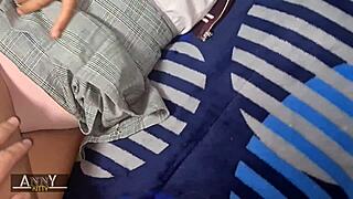 Skipping school for cock? Sweet student rides best friend's boyfriend's fat dick hard