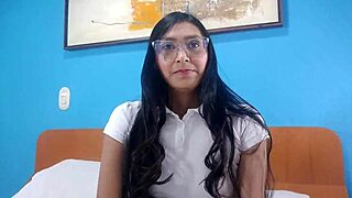 hey shy college stepsis in miniskirt gets fucked hard by stepbro so sexy