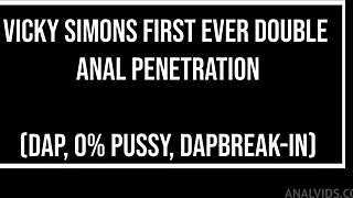 vicky simons tall brazilian takes monster cock dap gaping pussy