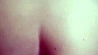 Native rez girl takes huge cock cumshot on her big tits and ass