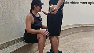 sapatão roommate loses bet and has to fuck muscular friend's service buddy in dorm