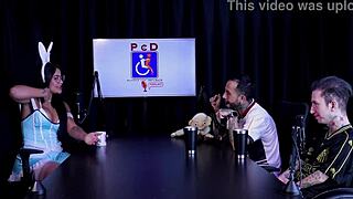 uhh tifany rocha's hottest lingerie casting moments peek through sheer red