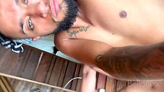 Submissive Latina island native begs cum on beach ass.