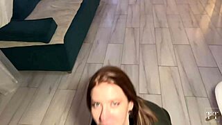 Juicy teen deepthroats muscular bodybuilder's monster cock in country pov creampie!