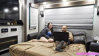 Chat Roulette Step-Brother Rips Step-Sis Virgin Pussy Doggy Creampie Cowgirl Domination