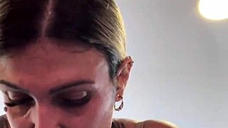 gym influencer trains in see-through top dripping wet pussy draws stares