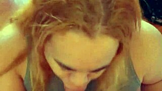 Watch this travesti choke on 27cm horse cock blowjob
