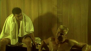 STEPHANIE TRIPP SPREADS LEGS AS HER HAIRY PUSSY GETS POUNDED DEEP IN STEAMY SAUNA