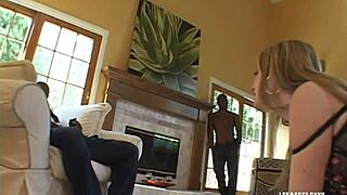 snow bunny craving double bbc pounding from black cocks in fishnets?