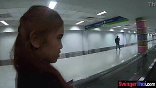 big ass thai gf GETS POUNDED hard doggystyle right in the hotel room