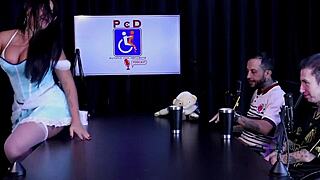 uhh tifany rocha's hottest lingerie casting moments peek through sheer red