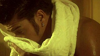 STEPHANIE TRIPP SPREADS LEGS AS HER HAIRY PUSSY GETS POUNDED DEEP IN STEAMY SAUNA