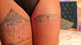 Swollen Pussy Pulses as Squirting Stream Triggers Intense Orgasm