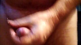 her belly glistens under the shower as cum drips down in steamy aftermath