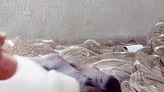 Juicy African Ass Takes Solo Anal Dildo Deep