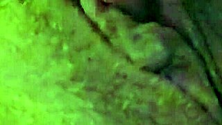 Chubby amateur moans fingering clit with vibrator dildo in first-time solo play