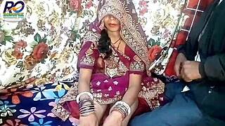 Bhabhi readies shaved pussy for brother-in-law's hard fuck stripping blouse hindi audio