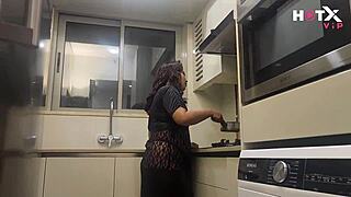 Man, this cute Indian bhabhi's tight pussy gets hammered hard by her horny devar