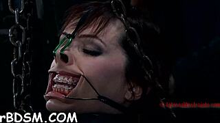 Babe Bound and Gagged Craves Rough Cunt Pounding