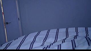 divorced milf stepmom sheena ryder drops to knees for stepson deepthroat blowjob relief