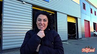 Sabrina hot milf knows how to handle two big cocks 🔥🍆💦 mmf anal threesome