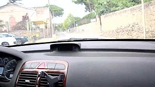 Amateur Couple Explores Quiet Forest Spot For Outdoor Nature Adventure