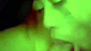 Fingering slut wakes guy with sloppy wet blowjob and ass fuck