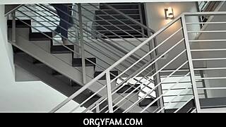 Step niece Alita Lee begs step uncle for deepthroat orgy with handjobs and pussy play?