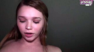 Taboo creampie hits nasty Mazy Myers from stepdad Seth Brogan