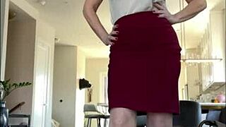 Craving step-mommy's big clit and pantyhose ass worship now?