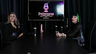 gothic babe carol rhcp sucks cock while tits get devoured by fans