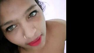 oh god very cute indian teen sarika in kitchen stockings dying to suck stepbro's cock