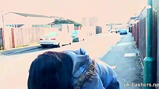 Why so pissed off flashing shaved pussy on london streets?