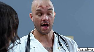 Doctor barebacks slut ts patient andylynn payne's tight asshole deep