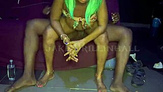 damn sexy ebony newbie big natural tits twerks bareback doggystyle rough cum twice pov