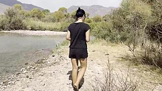 ever caught a babe pissing in the forest from your car pov?