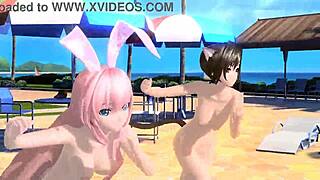Megurine Luka Meiko Nude Summer Idol Bodies