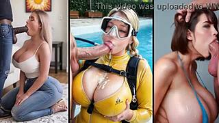 My max titty ai goon session overloads with huge monster cock