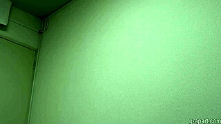 Japanese girl lifts extreme miniskirt drops panties bares huge natural tits naked