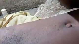 Juicy African Ass Takes Solo Anal Dildo Deep