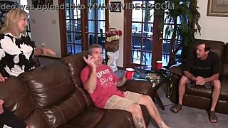 A stripclub temptress in lingerie flashes pierced nipples before house call doggystyle ravaging part 1